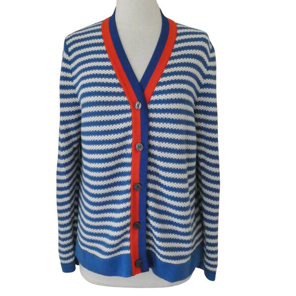 KULE The Raven striped cardigan sweater sz S - Picture 2 of 6